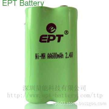 2.4V AAA600mAH rechargeble Ni-MH battery  pack